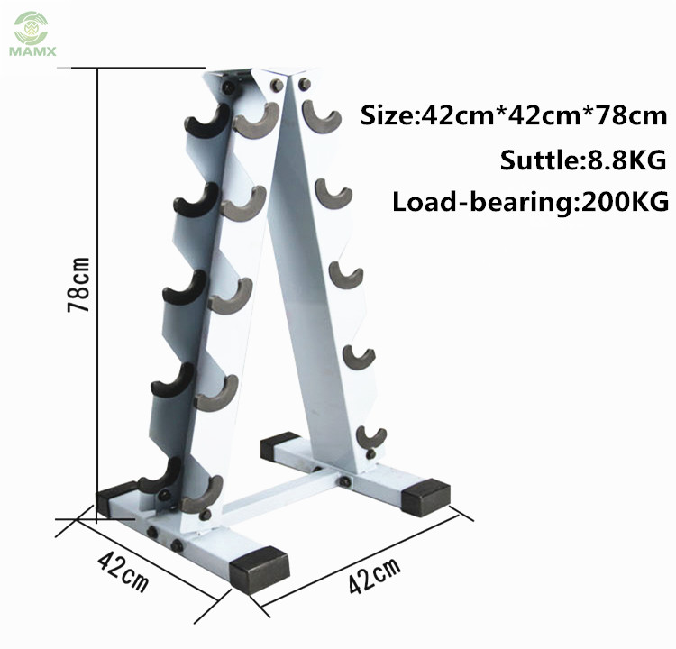 Manufactur standard 25kg Olympic Plate - Gym use vertical Bodybuilding custom dumbbell rack – Meiao