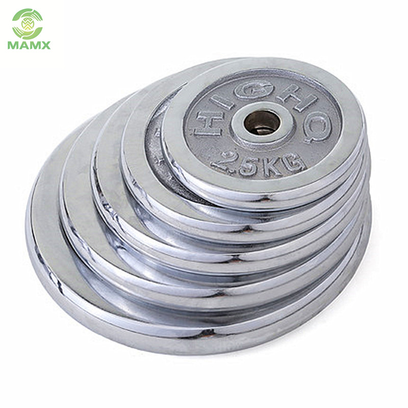 Home Used High Quality chrome Barbell Training Weight Plates