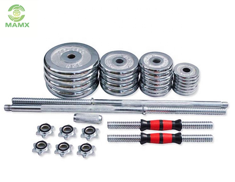 Best-Selling New Style Power Training Barbell - Chrome 50kg weights cast iron barbell set – Meiao