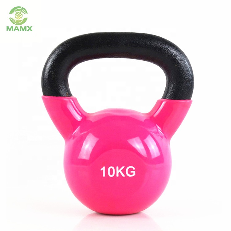Factory Price For 8kg Kettle Bell - Factory Supply Colorful Cast Iron Adjustable Kettlebell With 2-20Kg – Meiao