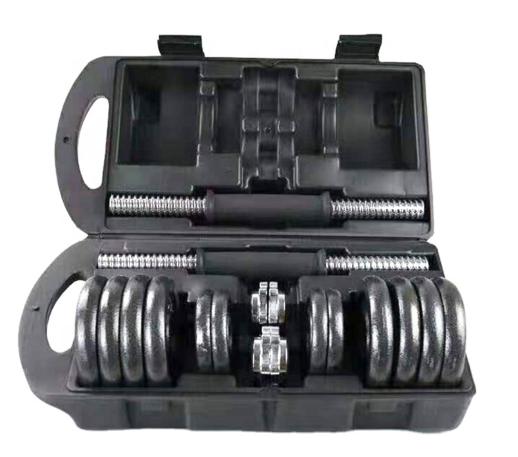 Online Exporter 40kg Adjustable Dumbbells - Free Weight Home Fitness  Portable Cast Iron 20Kg Adjustable Dumbbell Set – Meiao