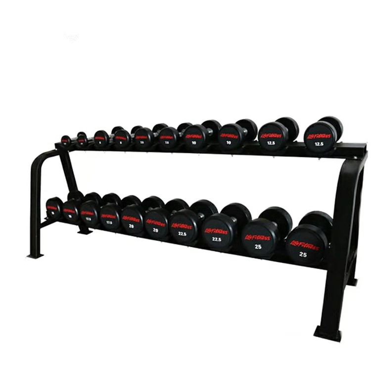 Wholesale Discount Import And Export Co Ltd - Commercial Gym Bodybuilding Equipment Dumbbell Rack Storage 10 pairs(20 pcs) – Meiao