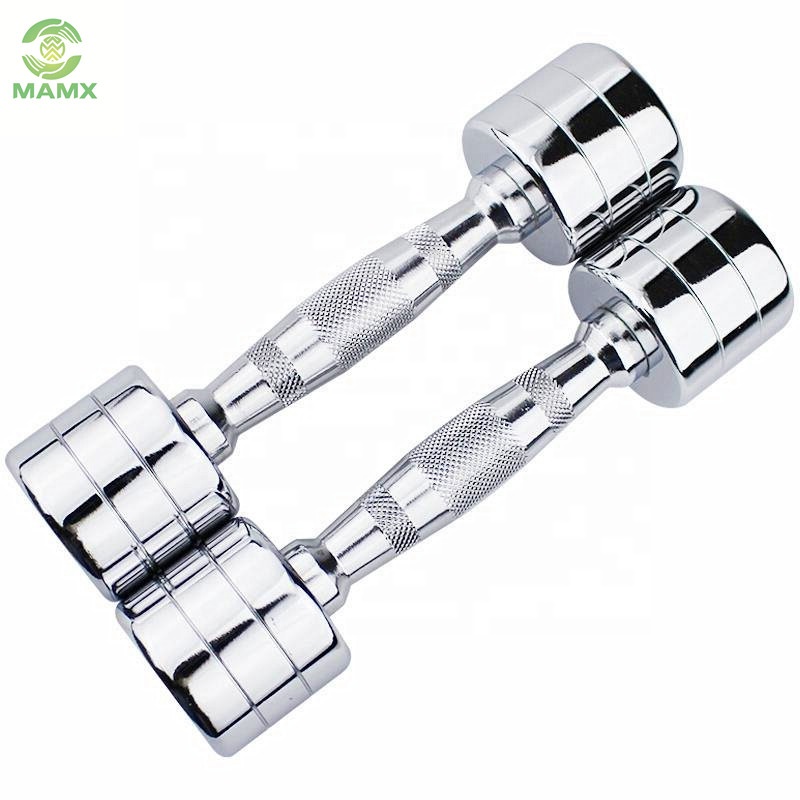 New arrival product ladies fitness stainless steel barbell dumbbell customized