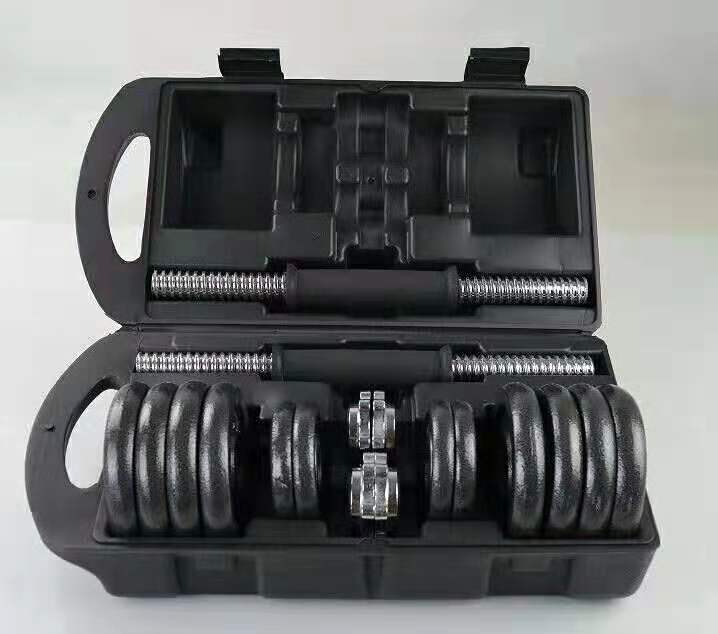 Adjustable Dumbbell in free weights in weight lifting Dumbell Set 20kg