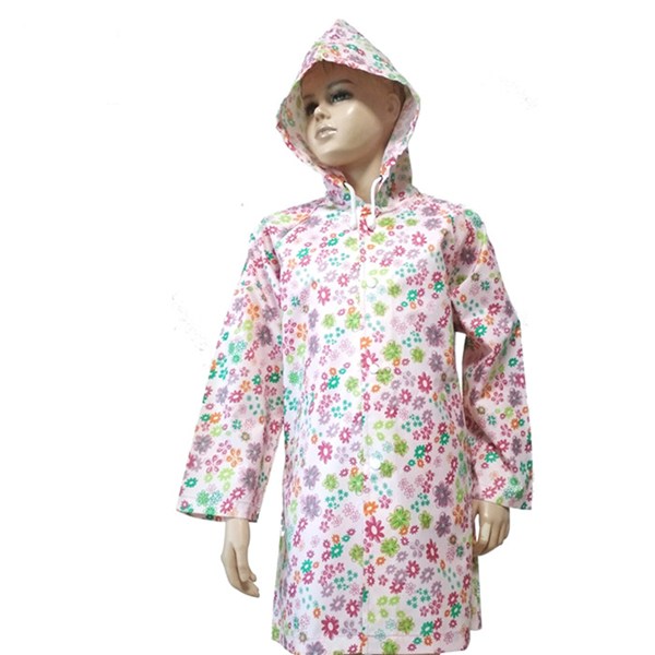 Full printing kid’s rainwears raincoat
