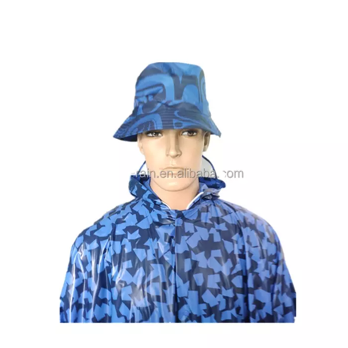 Outdoor fashion fishing HAT adult general casual waterproof PU leather bucket hat