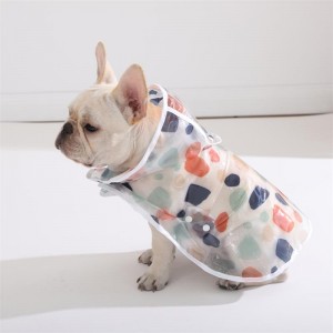 2021 High quality Bbq Apron - All over printing pet raincoat dog raincoat rain poncho cat raincoat – Mayrain