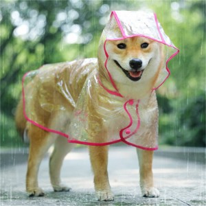 China Factory for Chef Cook Uniform - Transparent Waterproof Rain Jacket with Hood and Reflective Tapes Pet Rain Jacket for Small, Medium and Large Dogs – Mayrain