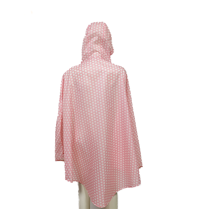 high quality polyester rain poncho waterproof rain coat for women