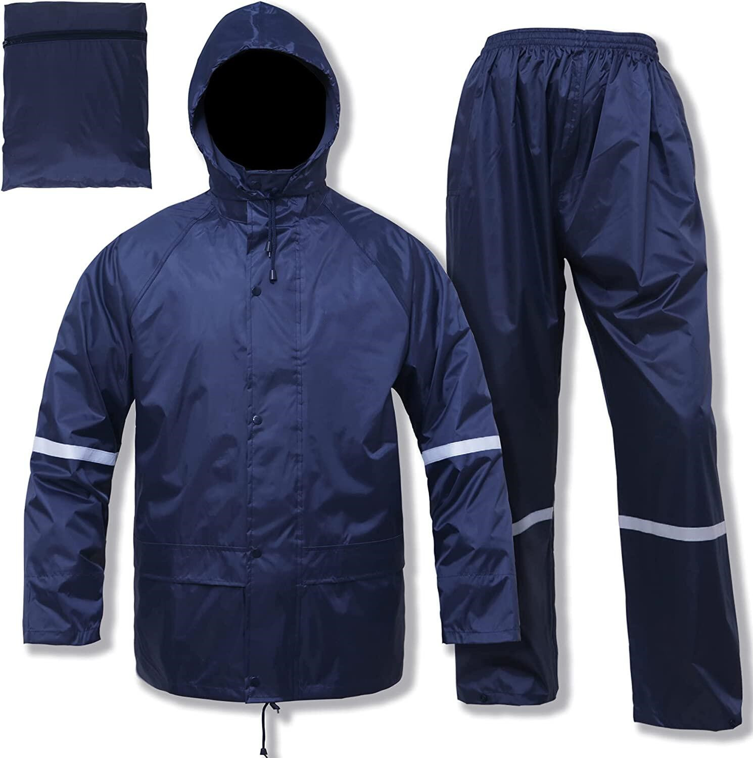 high quality rainsuit waterproof raincoat motorcycle suit jacket and pant