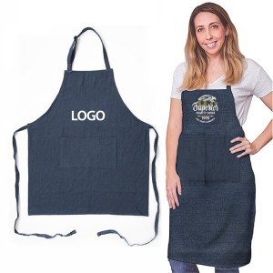 Factory Price Gym Backpack - Cheap Custom Logo Printed Kitchen Cooking Cleaning Chef Apron – Mayrain