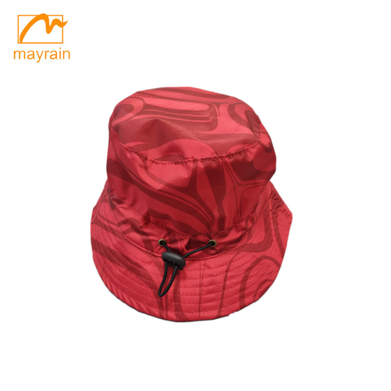 China Cheap price Garment Bags - Embroidery Gift Waterproof Rain Bucket Hat – Mayrain