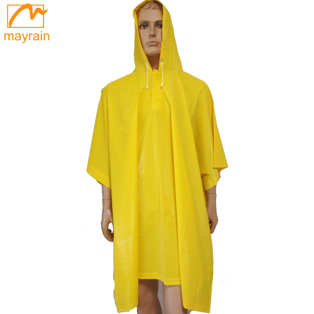 riding rain poncho waterproof pvc raincoat square poncho rain coat windproof rainwears with logo