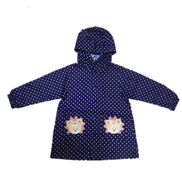 Polyester Kid’s raincoat jacket with printing