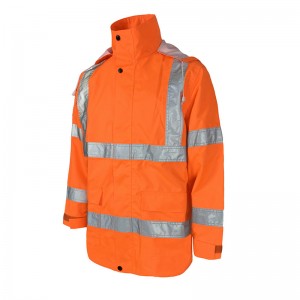 2021 Latest Design Womes Rain Jackets - Oxford waterproof reflective safety jacket – Mayrain