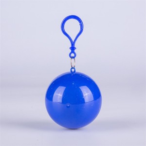 OEM/ODM Supplier College Bags - Custom Keychain Ball poncho Disposable Cheap PE Rain Poncho – Mayrain