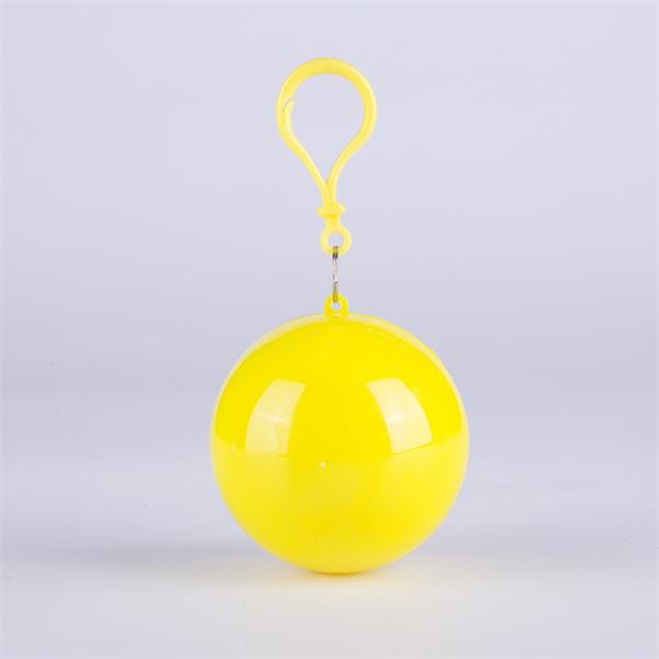 Custom Keychain Ball poncho Disposable Cheap PE Rain Poncho