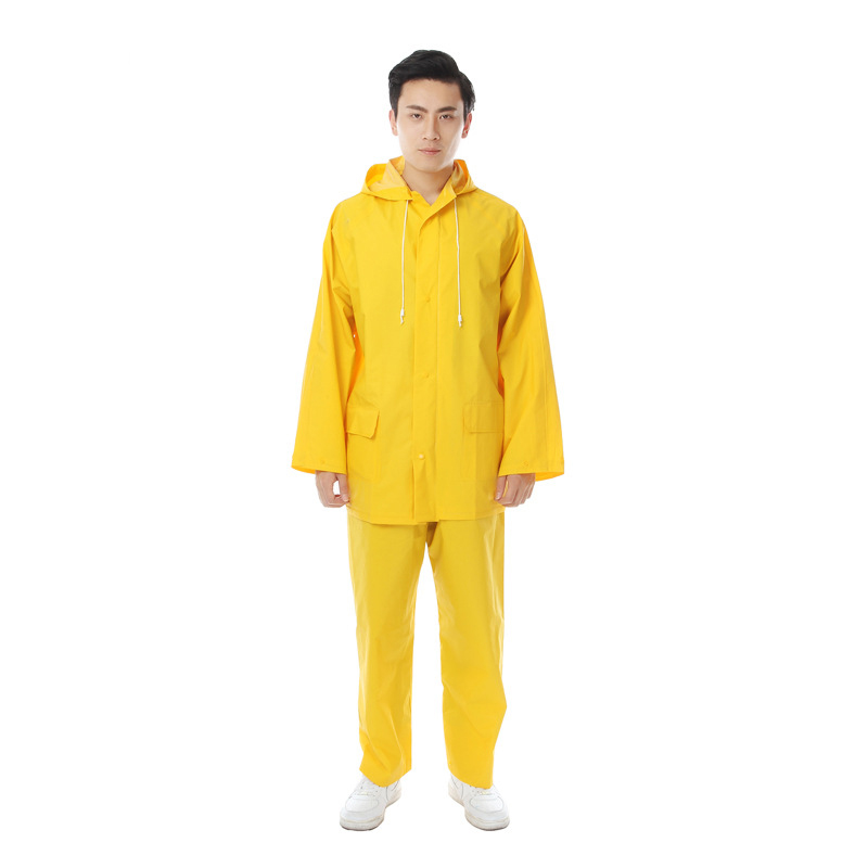 Factory wholesale Clear Rain Jacket - 100% PVC Waterproof heat welding rain suit – Mayrain