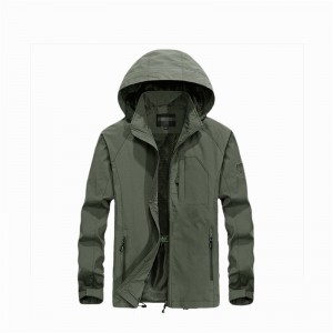 Wholesale Dealers of Reflective Safety Police Rain Jacket - Polyester windbreaker outdoor and hooded rain jacket – Mayrain