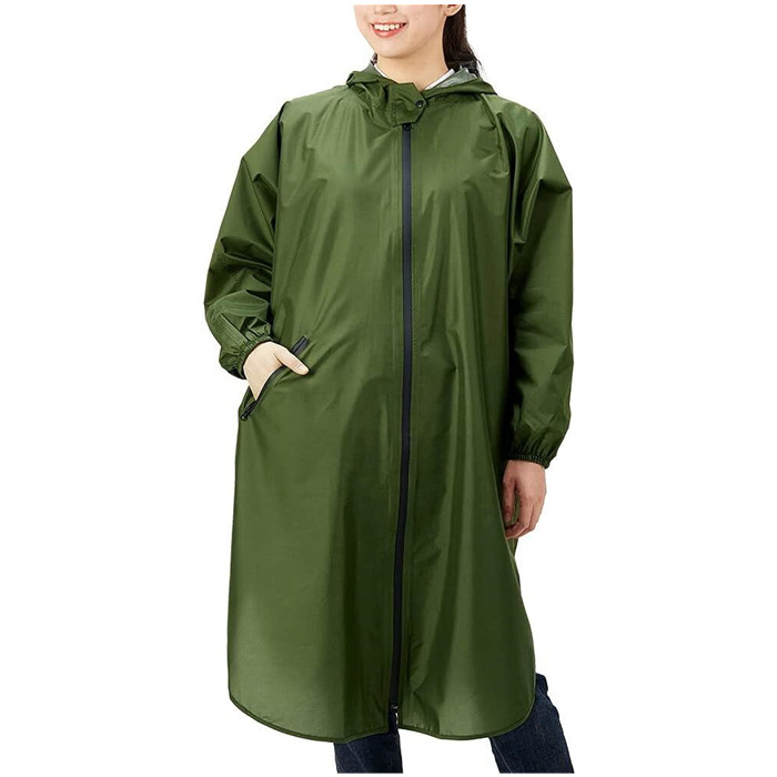 nice price polyester long raincoat with big place waterproof riding rain coat rain poncho