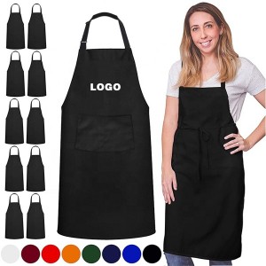2021 High quality Baseball Cap Packaging - Wholesale Cotton Polyester Chef Food Cooking Aprons Kitchen Apron – Mayrain