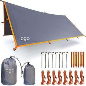 PriceList for Pink Beach Mat Custom - Outdoor Camping Tent Rain Fly tarp 210T Nylon/PU Waterproof Lightweight for Camping – Mayrain