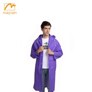 New Delivery for Raincoat Police - EVA custom eco-friendly waterproof raincoats – Mayrain