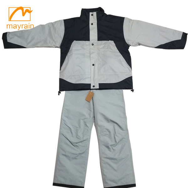 OEM/ODM Factory Kids And Raincoat Set Umbrella Clear - waterproof kids jacket and bib pants rainsuit – Mayrain