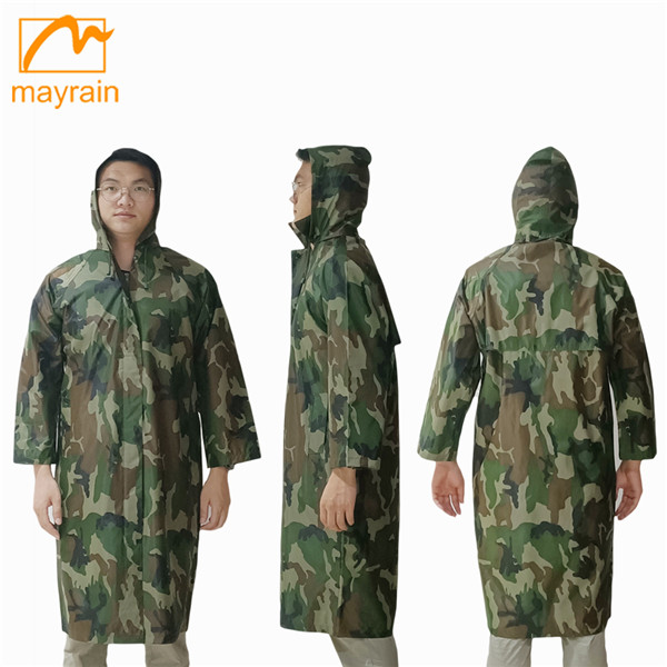 OEM military camouflage rain coat