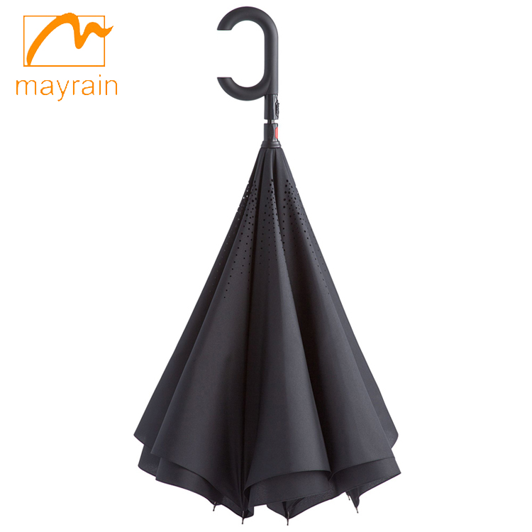 Stylish portable Folding waterproof Automatic inverted umbrella