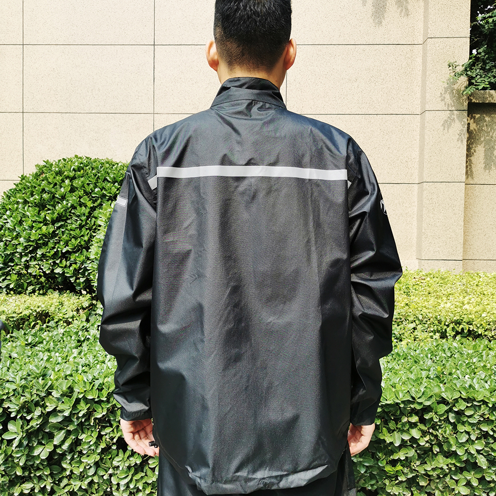 High quality windproof and waterproof motorcycle jacket with reflective tape