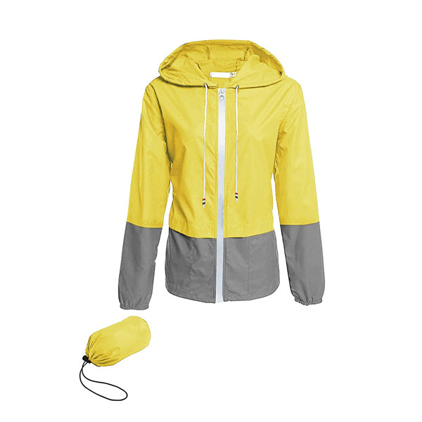 Packable outdoor hooded windbreaker jacket for women Featured Image