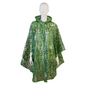 Bottom price Outdoor Rain Jacket Running Women - Ladies Hooded PVC Rain Poncho Outdoor Hiking – Mayrain