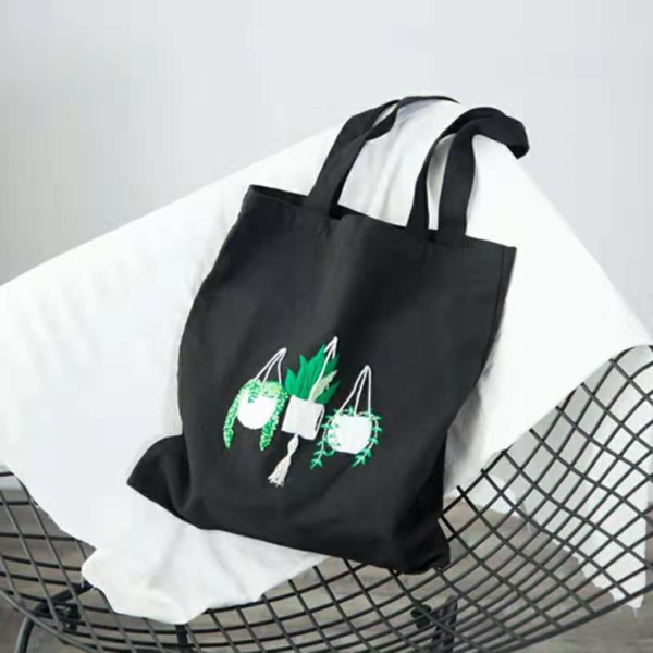 2021 Recycled custom print promotion shopping Tote cotton canvas bag