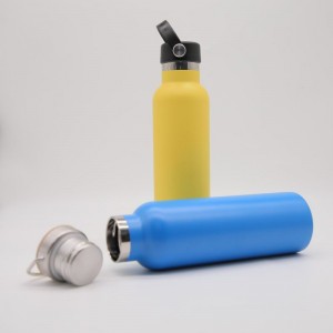 Travel Gym Double Wall Insulated Stainless Steel Flask Drinking Water Bottle