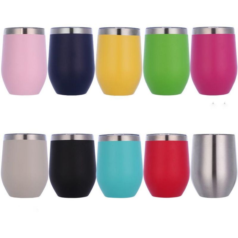 Sublimation 12oz Wine Tumbler Egg Shaped Straight Wine Glass Double Walled  Stainless Steel Hogg Stainless Steel Tumblers For Sublimaton With Lid  Unique DIY From Weaving_web, $3.38