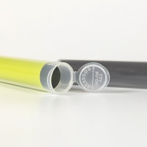 116mm Clear Tech-line Pre-Roll Tube with Child Resistant Lid