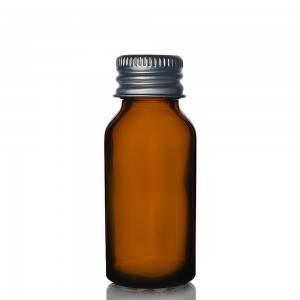 MBK 30ml Glass Medicine Bottle With Black Dropper lid