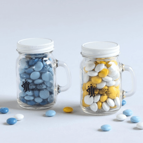 High Quality Glass Container - Mini 120ml Glass Candy Jar with mason jar lid – Menbank