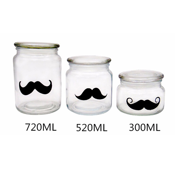 MBK Packaging 22OZ 720ml Classic Glass Storage Jar With Flat Glass Lid Featured Image
