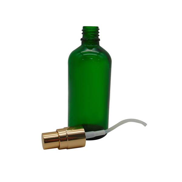 MBK 100ml Green Glass Cosmetic Bottle with Sprayer Featured Image