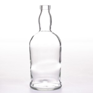 750ml Glass Tennessee Liquor Bottle with Bar Top