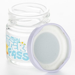 40ml mini Glass Bird’s Nest Jar with Lug Cap