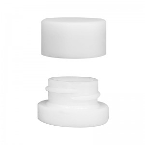 3ml Porcelain White Dab Wax Glass Container