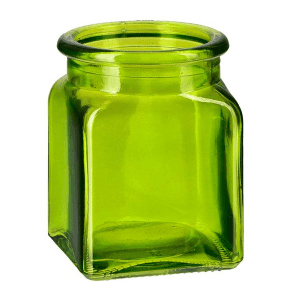 1.5OZ Flint Square Glass Bottle with Cork