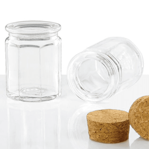 Glass Jars with Airtight Lid | Glass Airtight Food Storage Containers |  Clear Leak Proof Rubber Gasket and Clamp Lid [Set of 2-1 Gallon Jars]