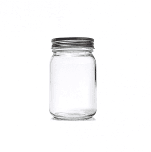 16OZ Preserving Glass Mason Jar with Lid