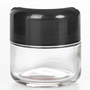 60ml Clear CBD Glass Concentrate Container with Child Resistant Lid