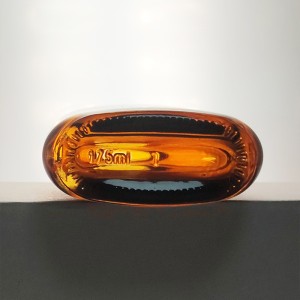 175ml Flask Amber Glass Liquor Bottle