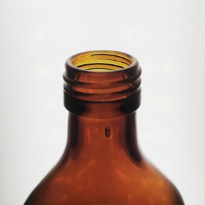 175ml Flask Amber Glass Liquor Bottle